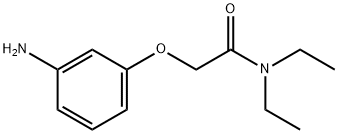 2-(3-aminophenoxy)-N,N-diethylacetamide Struktur