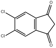 5,6-dichloro-1,3-indanedione Struktur