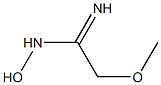 (1Z)-N'-hydroxy-2-methoxyethanimidamide Struktur