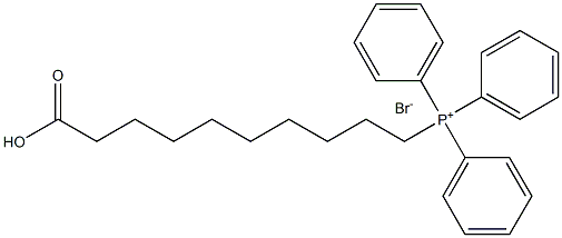 (9-carboxynonyl)triphenylphosphonium bromide Struktur