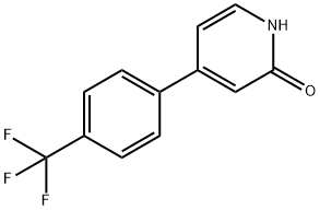 2-Hydroxy-4-(4-trifluoromethylphenyl)pyridine Struktur