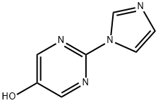 5-Hydroxy-2-(imidazol-1-yl)pyrimidine Struktur