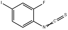 2-fluoro-4-iodo-1-isothiocyanatobenzene Struktur