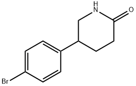 5-(4-Bromophenyl)-2-piperidinone Struktur