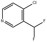 4-Chloro-3-difluoromethyl-pyridine Struktur