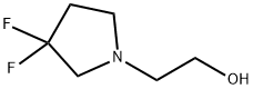 2-(3,3-difluoropyrrolidin-1-yl)ethan-1-ol Struktur