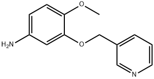 4-methoxy-3-(pyridin-3-ylmethoxy)aniline Struktur