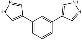 1H-Pyrazole, 4,4'-(1,3-phenylene)bis- Struktur