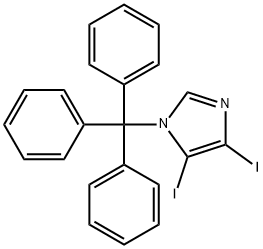 4,5-Diiodo-1-trityl-1H-iMidazole Struktur