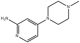 4-(4-methylpiperazin-1-yl)pyridin-2-amine Struktur