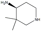 (S)-3,3-dimethylpiperidin-4-amine Struktur