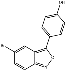 Phenol, 4-(5-broMo-2,1-benzisoxazol-3-yl)- Struktur