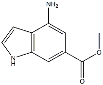 4-AMINO-6-INDOLECARBOXYLIC ACID METHYL ESTER Struktur