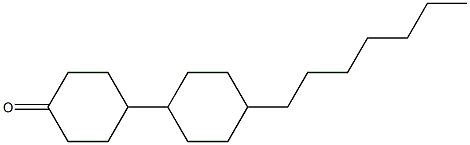 4-(4Heptylcyclohexyl)Cyclohexanone Struktur