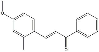 4Methoxy-2-MethylChalcone Struktur