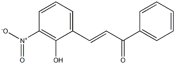 3Nitro-2-HydroxyChalcone Struktur