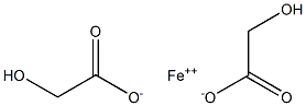 Iron(II) glycolate Struktur