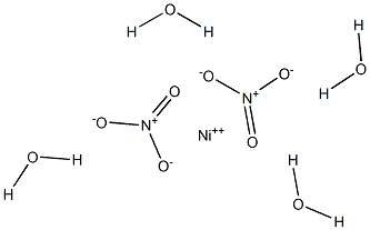 Nickel(II) nitrate tetrahydrate Struktur