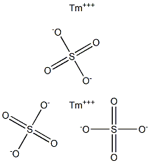 Thulium(III) sulfate Struktur