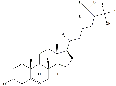 27-Hydroxycholesterol-26,26,26,27,27-D5 Struktur