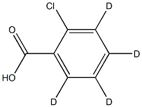 2-Chlorobenzoic Acid-D4 Struktur