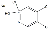 3,5,6-trichloro pyridine-ol sodiuM Struktur