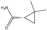 S - (+) - 2,2- dimethyl cyclopropanecarboxamide Struktur