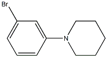 3-(N-piperidinyl)bromobenzene Struktur