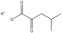 Potassium ketoisocaproate Struktur