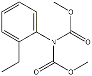 N,N-Dimethoxycarbonylethylaniline Struktur