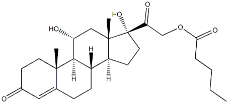 Hydrocortisone propyl acetate Struktur