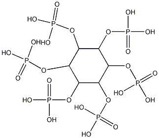 Inositol hexaphosphate Struktur