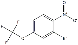 2-Bromo-4-(trifluoromethoxy)nitrobenzene Struktur