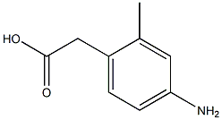 2-methyl-4-aminophenylacetic acid Struktur