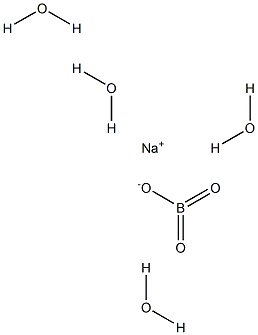 Sodium perborate tetrahydrate Struktur