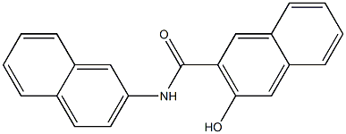 2-hydroxy-3-naphthoyl-2-naphthylamine Struktur