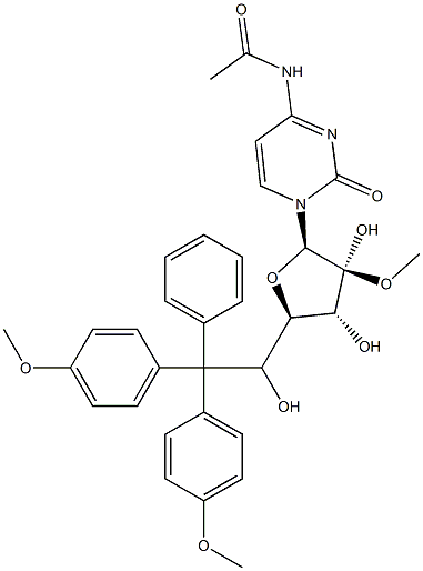 N4-acetyl-5'-(4,4'-dimethoxytrityl)-2'-methoxycytidine|N4-乙酰-5'-(4,4'-二甲氧基三苯甲基)-2'-甲氧基胞苷