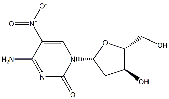 5-nitro-2'-deoxycytidine Struktur