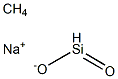 Methanesiliconic acid sodium salt Struktur