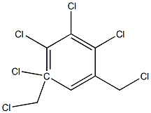 a,a',3,4,5,6-Hexachloro-m-xylene Struktur