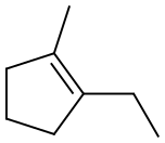 ETHYLMETHYLCYCLOPENTENE Struktur