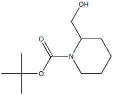 1-tert-Butoxycarbonyl-2-piperidinemethanol Struktur