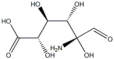 2-Amino-D-glucuronicacid Struktur