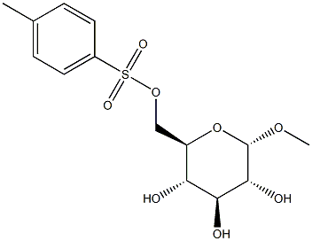 Methyl6-O-p-toluenesulfonyl-a-D-glucopyranoside Struktur