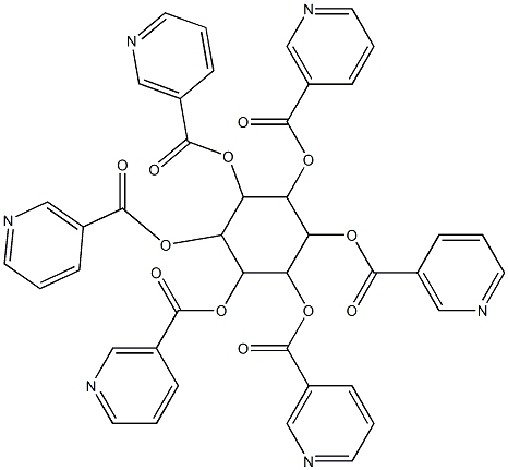 INOSITOLHEXANICOTINATE,POWDER Struktur