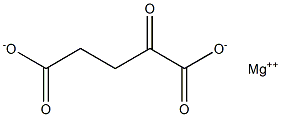 MAGNESIUMALPHA-KETOGLUTARATE,12%,POWDER Struktur