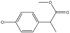 2-(4-chlorophenyl)propionic acid methyl ester Struktur