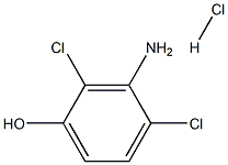 2,4-dichloro-3-aminophenol hydrochliride Struktur