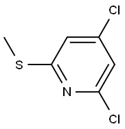 4,6-dichloro-2-methylthiopyridine Struktur