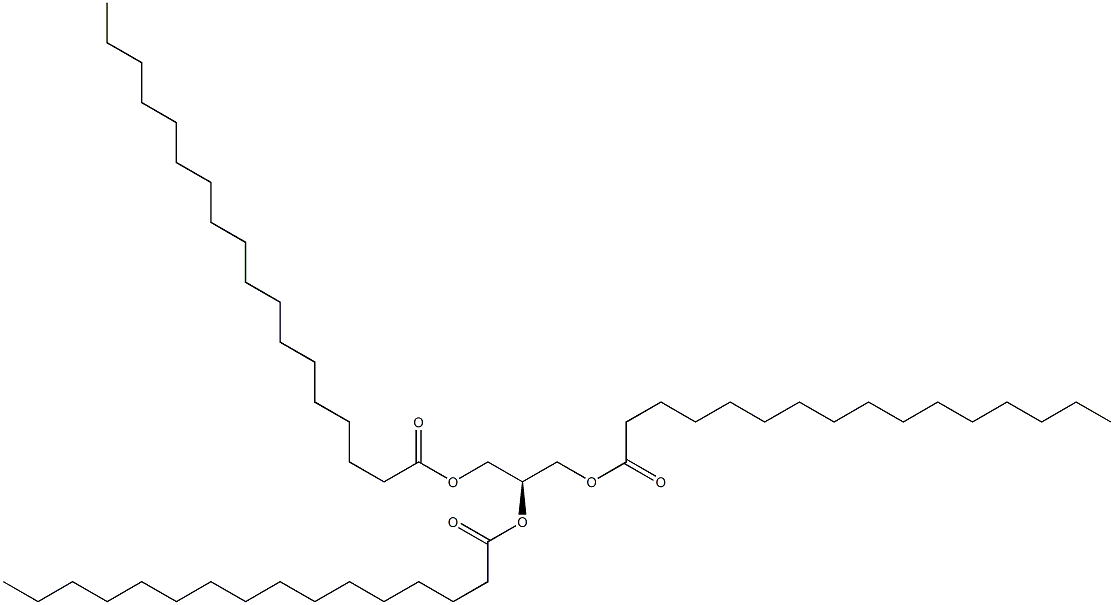 1,2-dihexadecanoyl-3-octadecanoyl-sn-glycerol Struktur